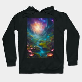 Celestial Lights and a Landscape Hoodie